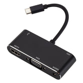 Convertidor USB-C/Tipo-C a HDMI/VGA/USB 3.0/PD